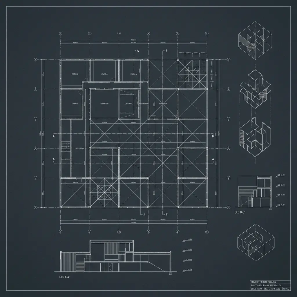 System Blueprint Background