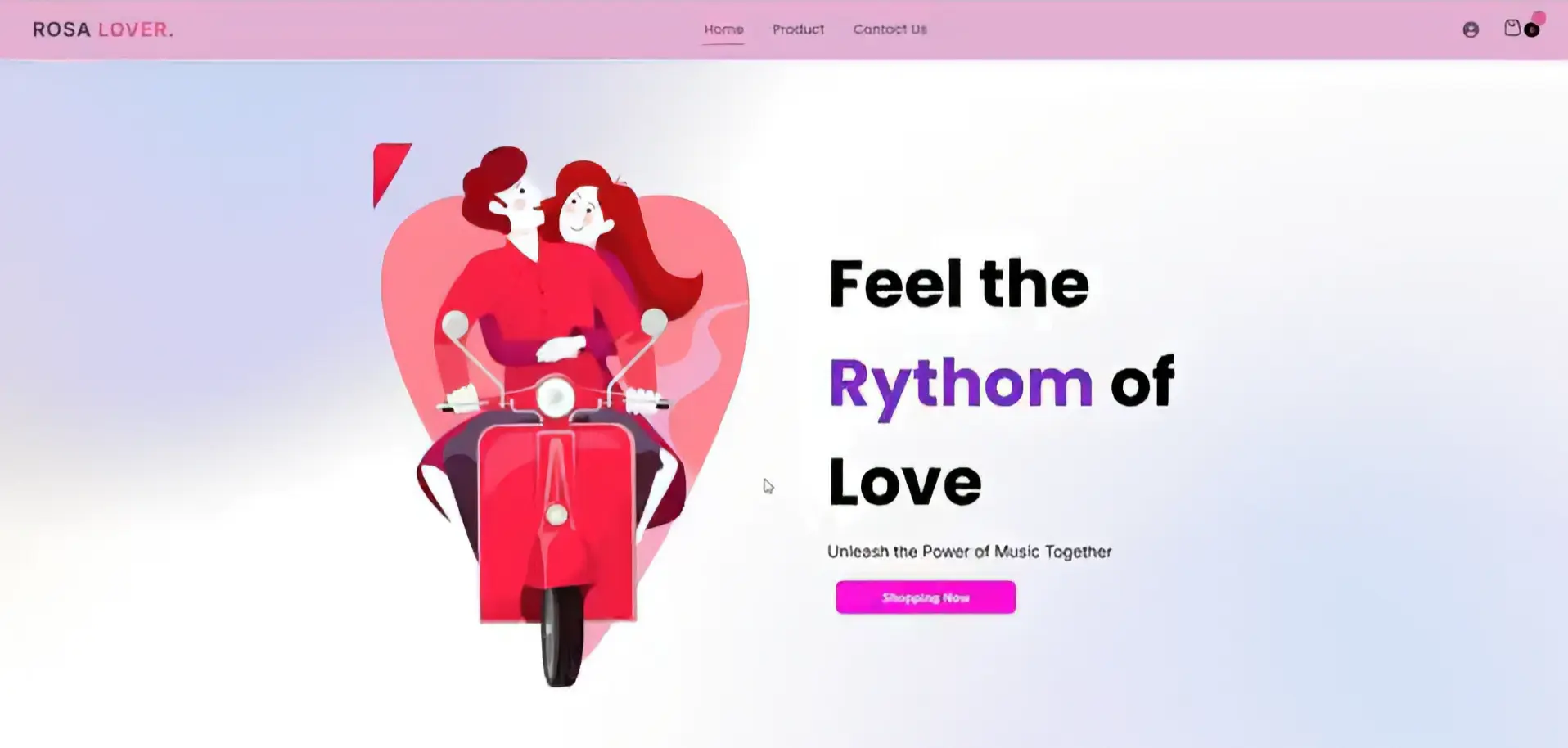 Lover Shop E-Commerce platform interface and architecture